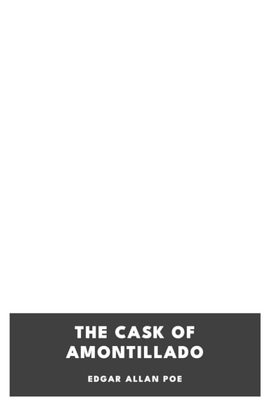 Cover of The Cask of Amontillado by Edgar Allan Poe