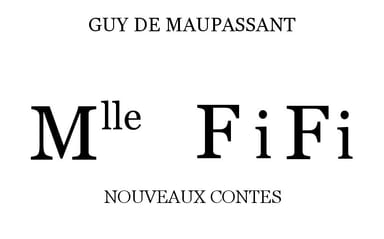 Copertina di Mlle Fifi: Nouveaux Contes, di Guy de Maupassant