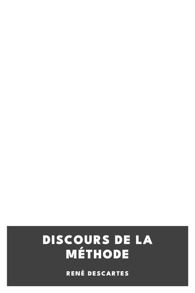 Cover of Discours de la méthode by René Descartes