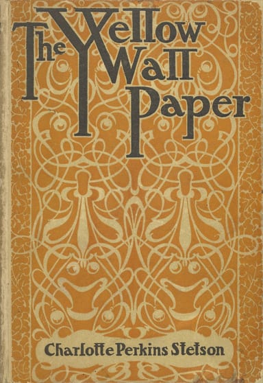 Capa de The Yellow Wallpaper, de Charlotte Perkins Gilman