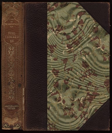 Capa de Tancred; Or, The New Crusade, de Earl of Beaconsfield Benjamin Disraeli
