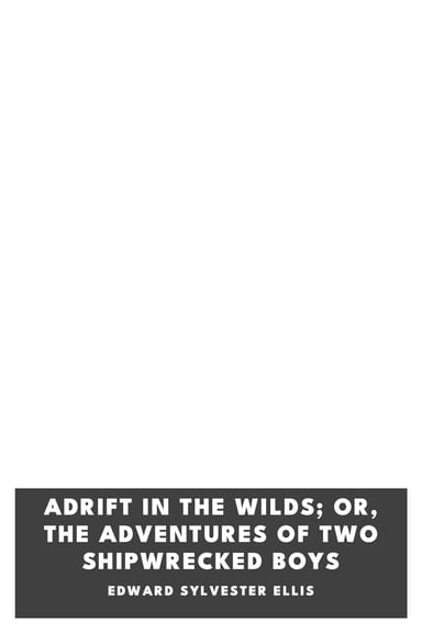 Copertina di Adrift in the Wilds; Or, The Adventures of Two Shipwrecked Boys, di Edward Sylvester Ellis