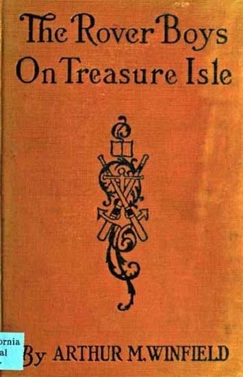 Copertina di The Rover Boys on Treasure Isle; or, The Strange Cruise of the Steam Yacht, di Edward Stratemeyer