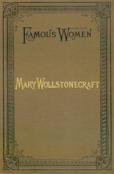 Cover of Mary Wollstonecraft by Elizabeth Robins Pennell