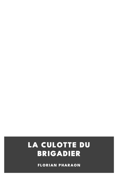 Copertina di La culotte du brigadier, di Florian Pharaon