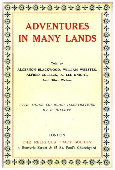Copertina di Adventures in Many Lands, di Various