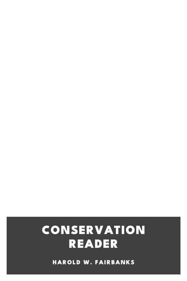 Capa de Conservation Reader, de Harold W. Fairbanks