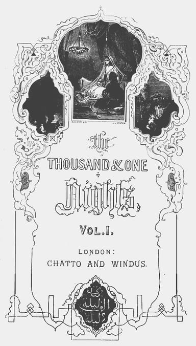 Cover of The Thousand and One Nights, Vol. I. / Commonly Called the Arabian Nights' Entertainments by Anonymous