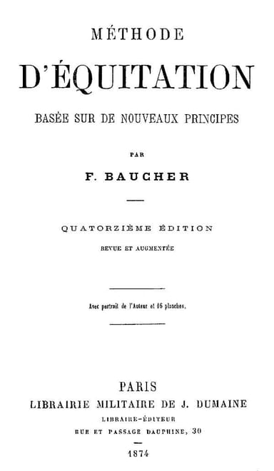 Copertina di Méthode d'équitation basée sur de nouveaux principes, di François Baucher