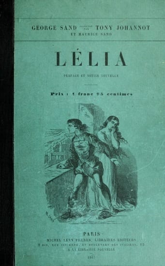 Portada de Lélia, de George Sand