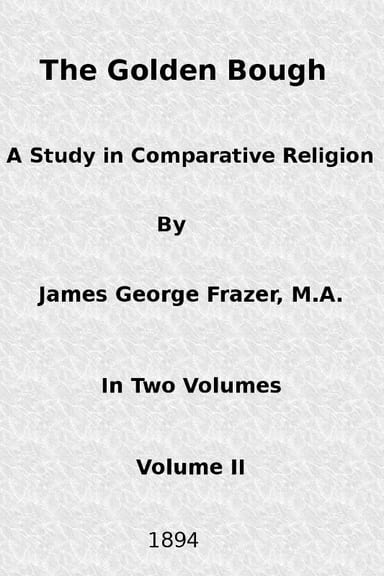 Copertina di The Golden Bough: A Study in Comparative Religion (Vol. 2 of 2), di James George Frazer