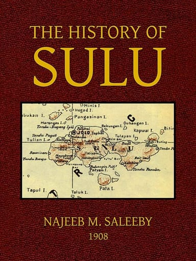 Copertina di The History of Sulu, di Najeeb M. Saleeby