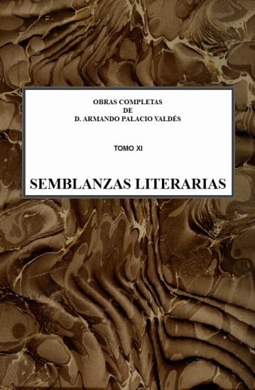 Portada de Semblanzas literarias, de Armando Palacio Valdés