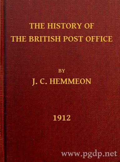 Cover of The History of the British Post Office by Joseph Clarence Hemmeon