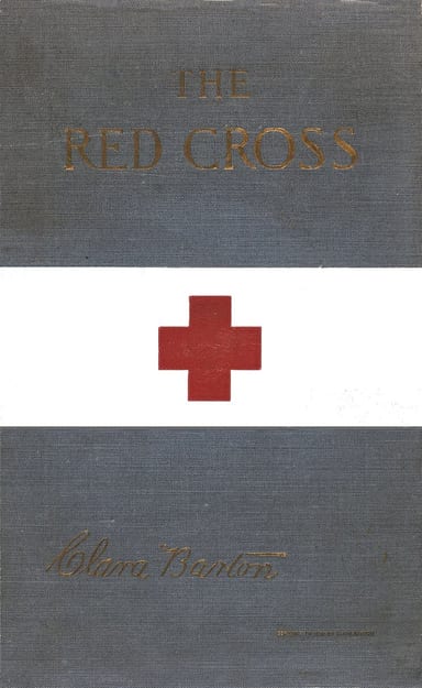 Cover of The Red Cross in Peace and War by Clara Barton