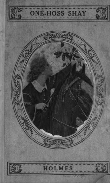 Copertina di The Wonderful "One-Hoss-Shay", and Other Poems, di Oliver Wendell Holmes