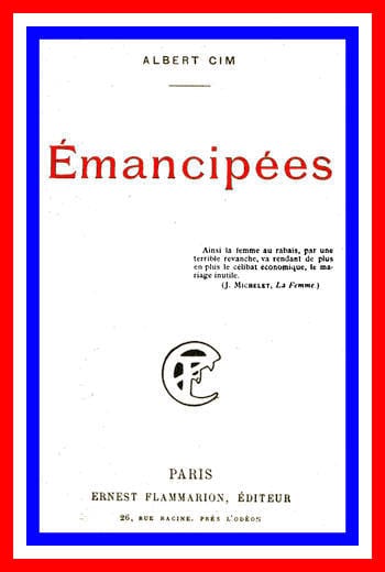 Operculum “Émancipées”, auctore Albert Cim