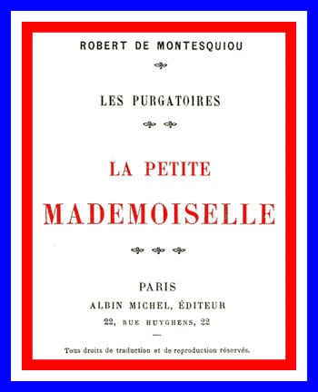 Copertina di La petite mademoiselle, di comte de Robert Montesquiou-Fézensac