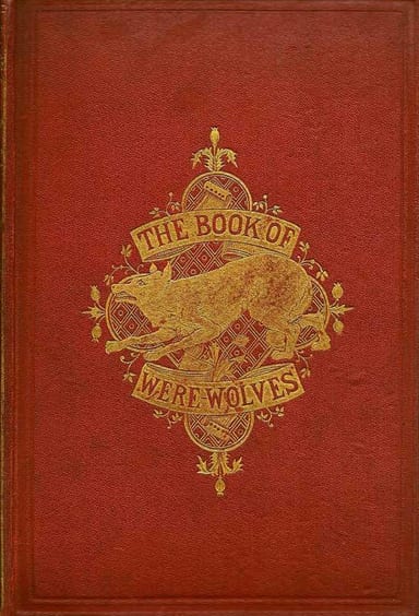 Copertina di The Book of Were-Wolves, di S. Baring-Gould