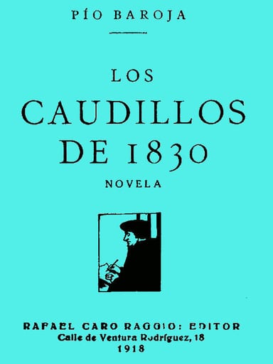 Couverture de Los Caudillos de 1830 par Pío Baroja
