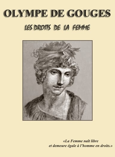 Portada de Les droits de la femme, de Olympe de Gouges