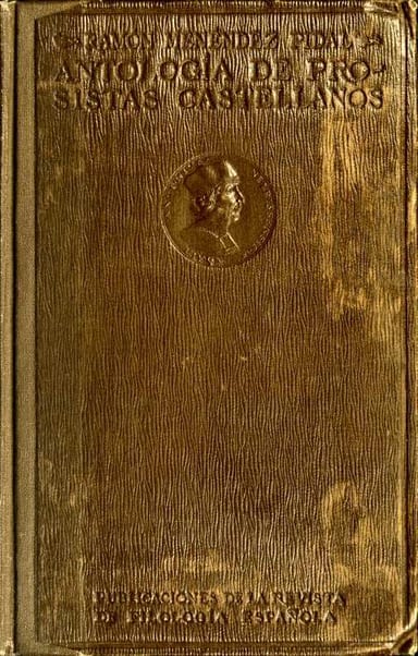 Cover of Antología de prosistas castellanos by Anonymous