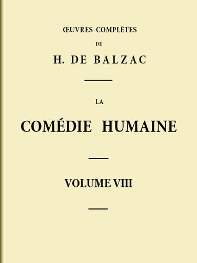 Copertina di La Comédie humaine - Volume 08. Scènes de la vie de Province - Tome 04, di Honoré de Balzac