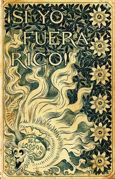Cover of Si yo fuera rico! Novela original by Luis Mariano de Larra