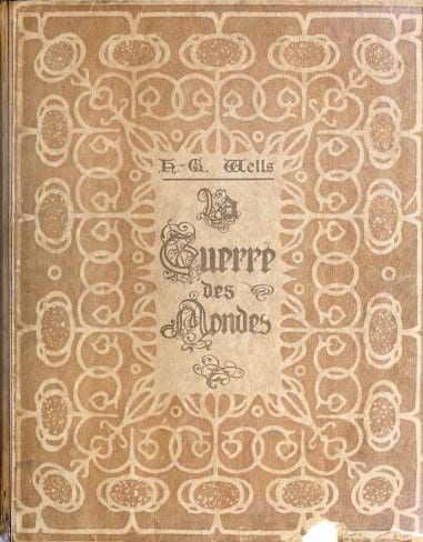 Portada de La guerre des mondes, de H. G. Wells