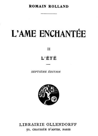 Operculum “L'âme enchantée II: L'été”, auctore Romain Rolland