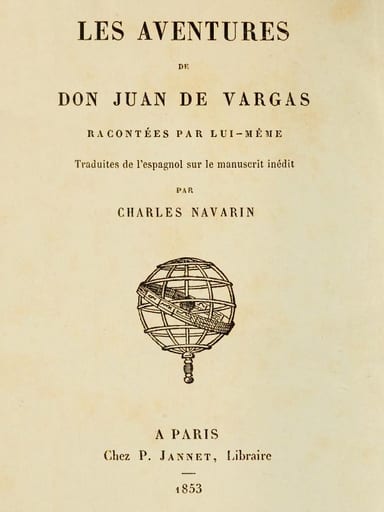 Copertina di Les aventures de Don Juan de Vargas, racontées par lui-même / Traduites de l'espagnol sur le manuscrit inédit par Charles Navarin, di Henri Ternaux-Compans