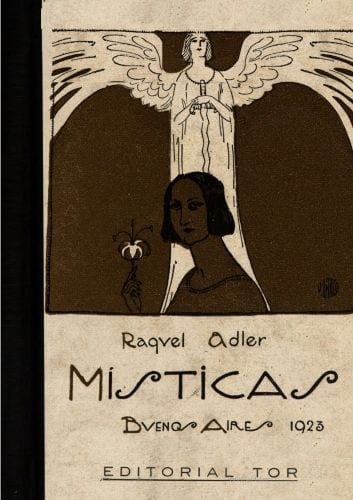 Portada de Místicas; poesías, de María Raquel Adler