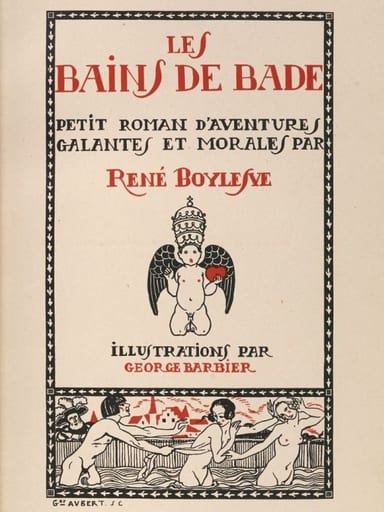 Copertina di Les Bains de Bade: Petit Roman d'aventures Galantes et morales, di René Boylesve