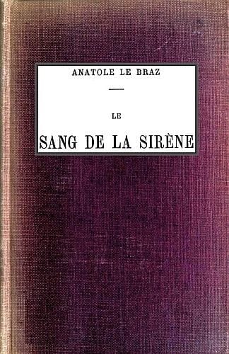 Portada de Le sang de la sirène, de Anatole Le Braz