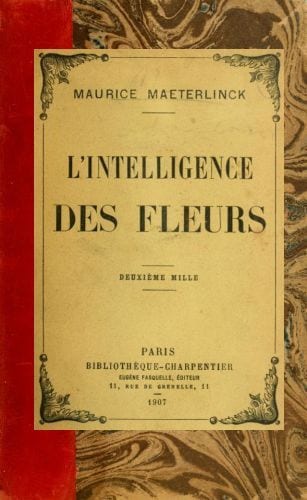 Copertina di L'intelligence des fleurs, di Maurice Maeterlinck
