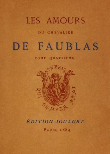 Copertina di Les amours du chevalier de Faublas, tome 4/5, di Jean-Baptiste Louvet de Couvray