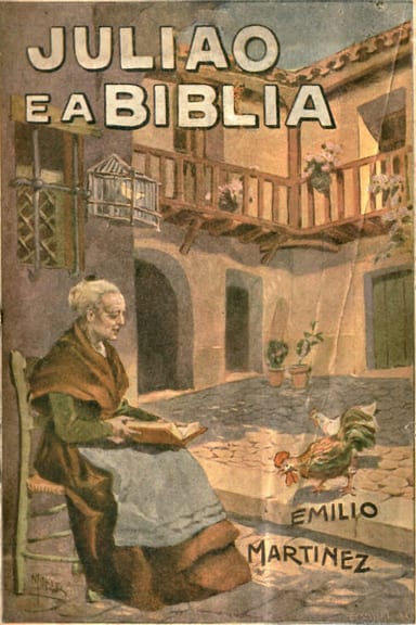 Portada de Julião e a Biblia, de Emilio Martínez