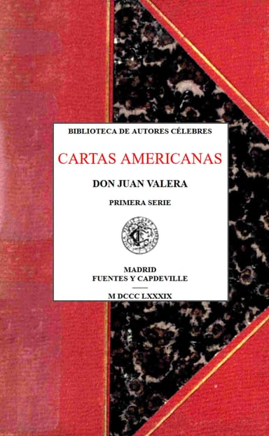 Couverture de Cartas americanas. Primera serie par Juan Valera