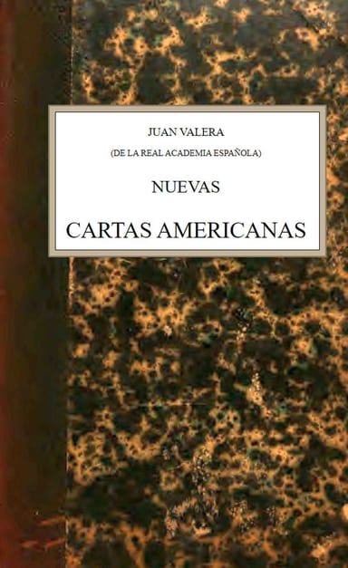 Couverture de Nuevas cartas americanas par Juan Valera