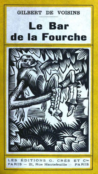 Capa de Le Bar de la Fourche, de Auguste Gilbert de Voisins