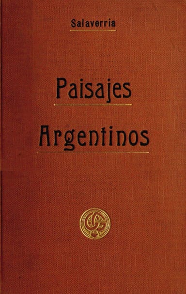 Portada de Paisajes Argentinos, de José María Salaverría