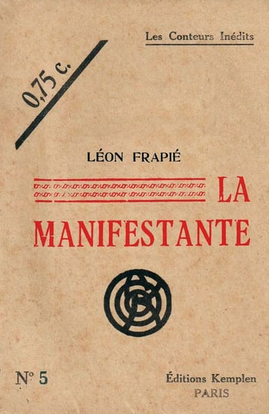 Portada de La Manifestante, de Léon Frapié
