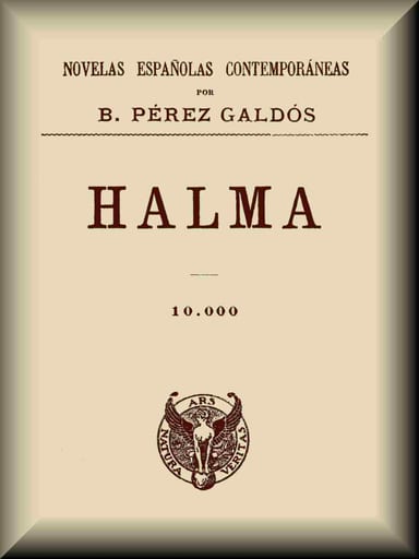Cover of Halma by Benito Pérez Galdós
