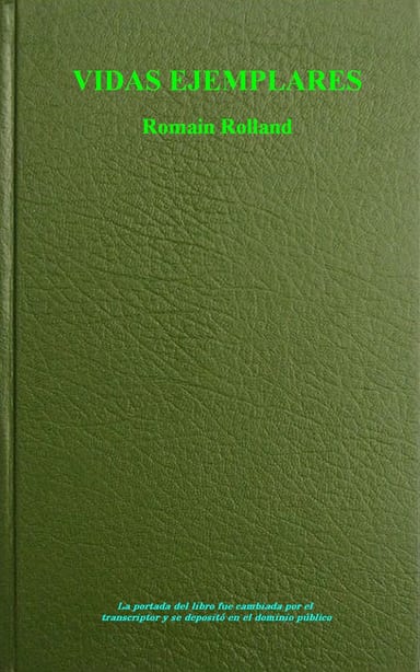 Portada de Vidas Ejemplares: Beethoven—Miguel Ángel—Tolstoi, de Romain Rolland