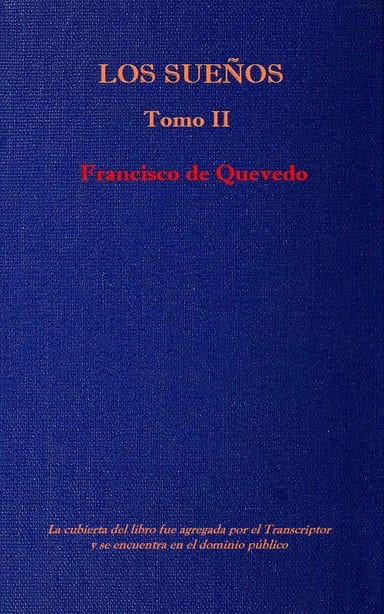 Portada de Los Sueños, Volume II, de Francisco de Quevedo