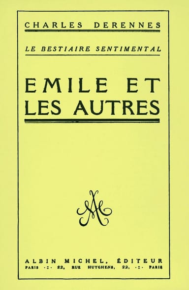 Operculum “Emile et les autres”, auctore Charles Derennes