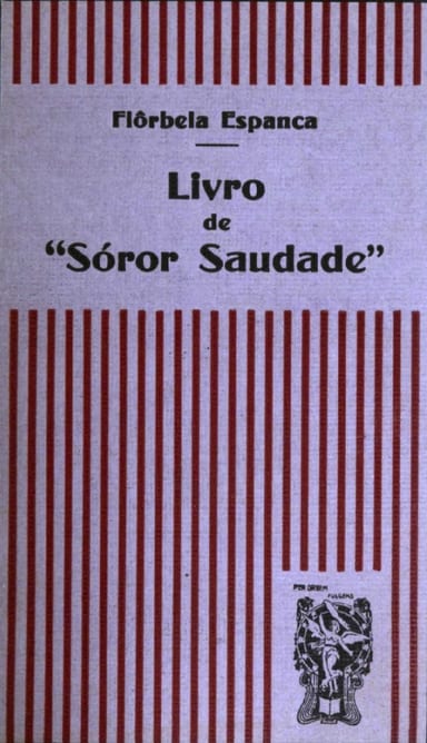 Cover of Livro de "Soror Saudade" by Florbela Espanca