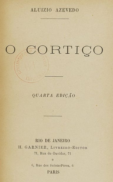 Couverture de O Cortiço par Aluísio Azevedo