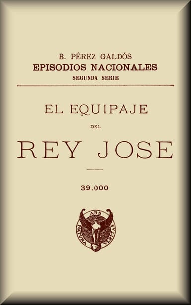 Portada de El equipaje del rey José, de Benito Pérez Galdós