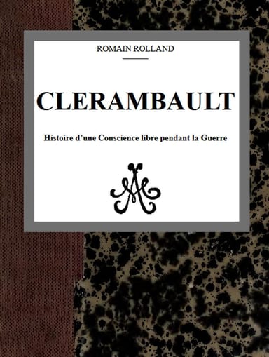 Portada de Clerambault, de Romain Rolland